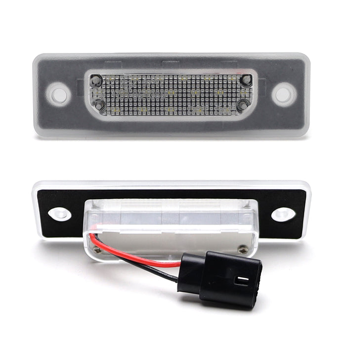 White Full LED License Plate Lights Kit For BMW E34 5 Series & M5, E32 7 Series