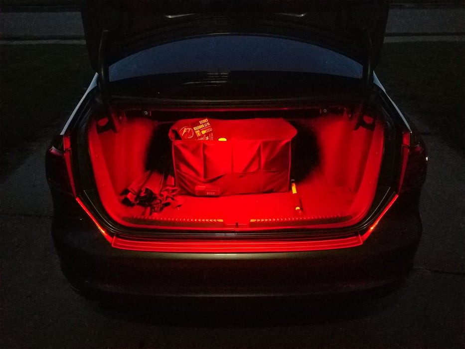 Super Red Full LED Trunk Cargo Area Light For Ford Mustang Fusion Escape Focus