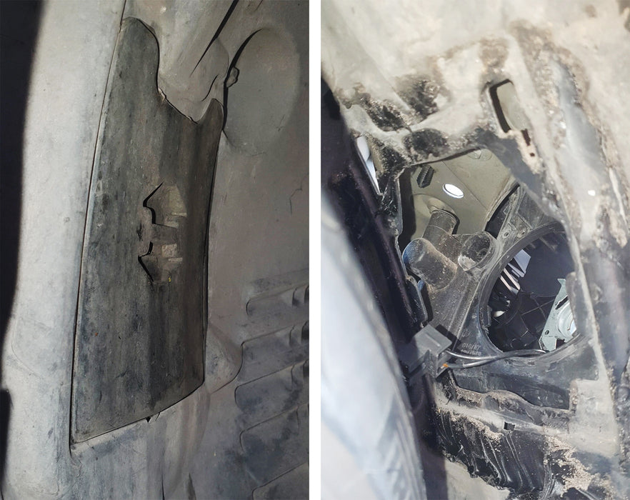 (2) OE-Spec Wheel Well Cover Caps For Mercedes GLA SLK Class Headlamp Fog Access