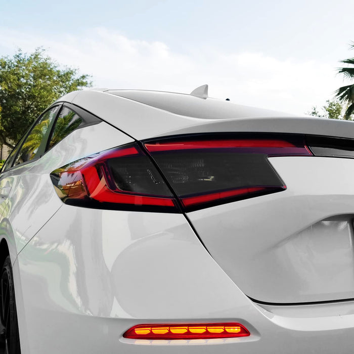 Full LED Bumper Reflector Brake/Sequential Signal Lamp For Honda 22+ Civic Hatch