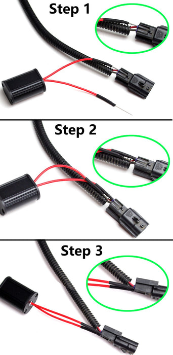 Needle Pin 6W 36-Ohm Mini Load Resistors For Bypass Dashboard Bulb Out Warning