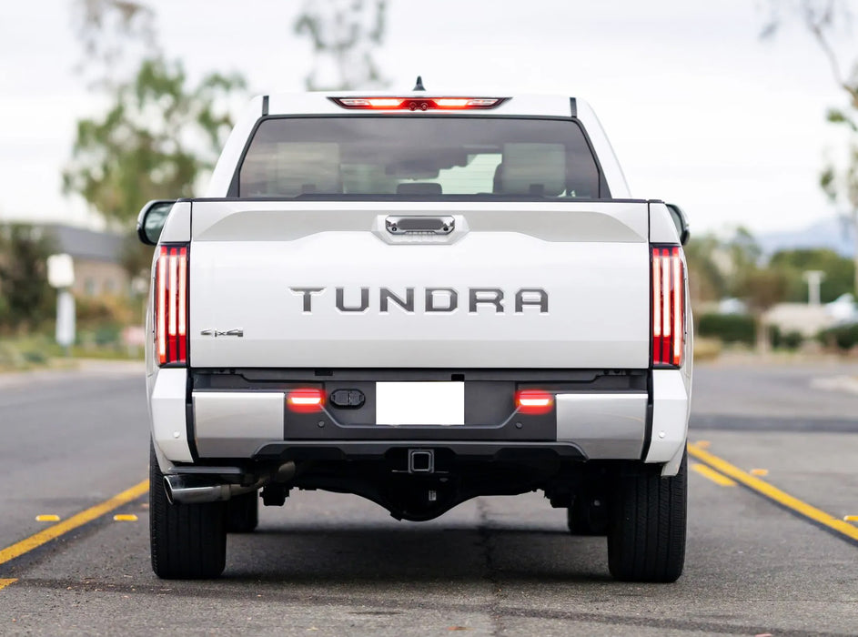 3-In-1 Red Rear Fog, White LED Reverse & License Plate Light For 2022-up Tundra