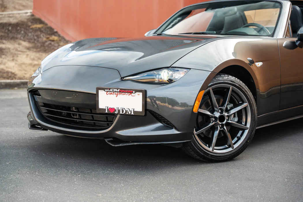 Front Bumper Tow Hook License Plate Mount Bracket Holder For Mazda 16-up ND MX-5