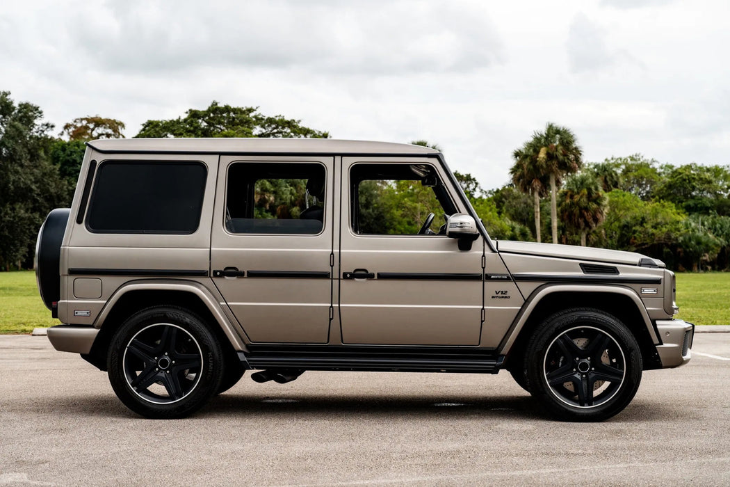 Smoked Lens Xenon White Full LED Dot Side Markers For 2015-18 Benz W463 G-Class