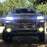 Clear Lens Fog Lamps w/ 15-SMD Gold Yellow LED Bulbs For 07-13 GMC Sierra Truck