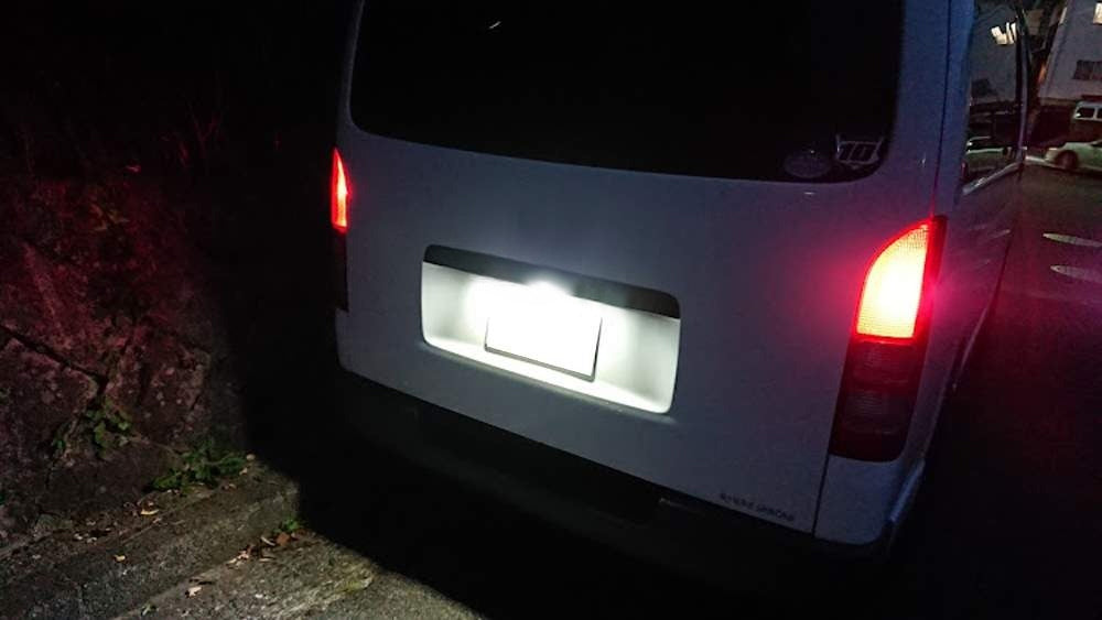 White 18-SMD Full LED License Plate Lights For Ford 1985-14 Transit MK5 MK6 MK7