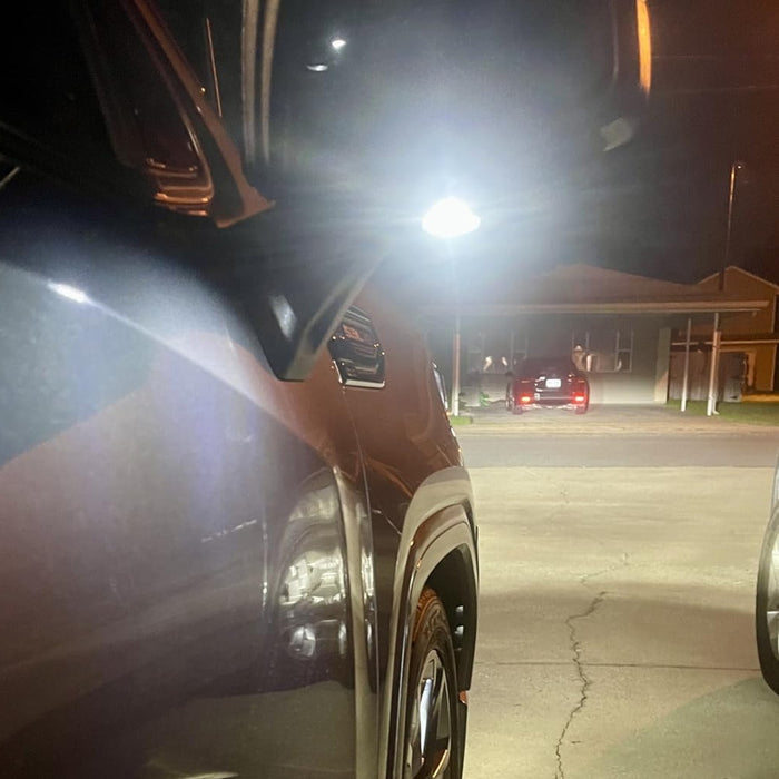 White Full LED Under Mirror Lights For 03-06 Chevy Silverado Suburban GMC Sierra