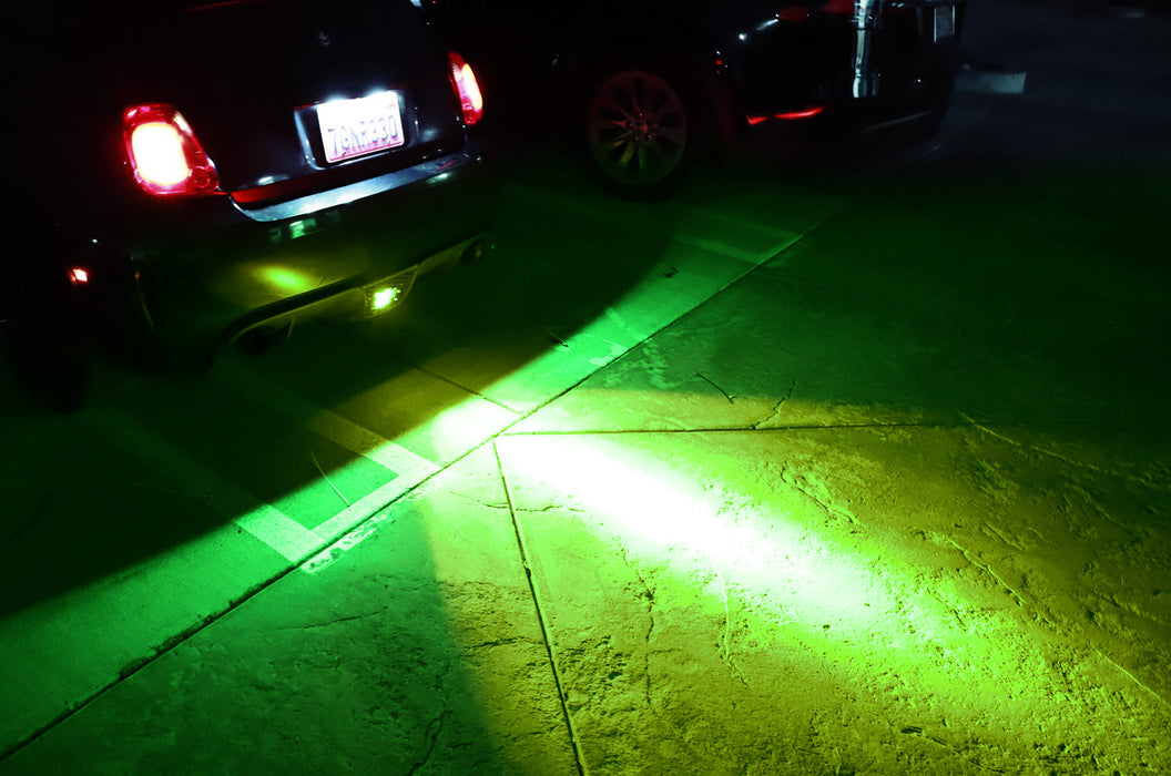 Green Lens 3-In Flush Mount 24W High Power LED Pod Lights For Jeep Truck SUV ATV