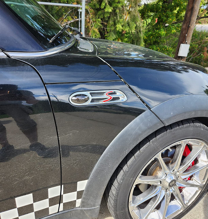 Euro Smoked Front Fender Side Marker Lenses For Gen1 R50 R52 R53 MKI MINI Cooper