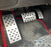 3pc Racing Style Bolt-On Aluminum Pedal Covers Set For Acura/Honda/Subaru, etc