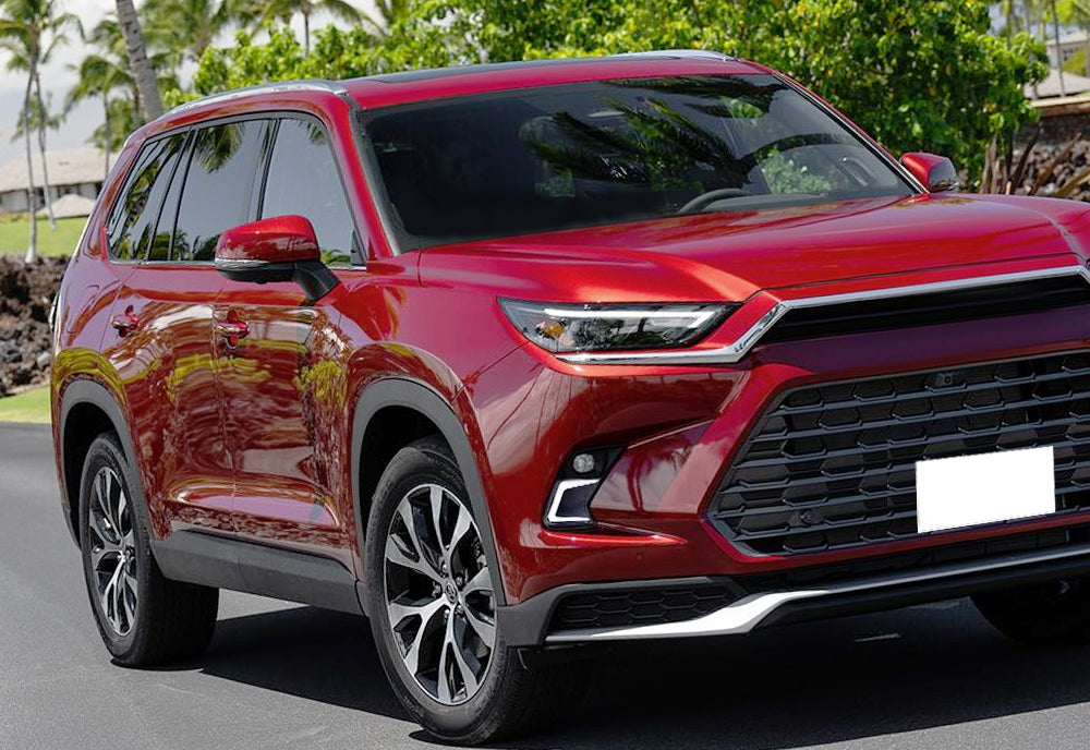 Fog Bezel Replace White/Amber Switchback LED DRL Kit For Toyota Grand Highlander