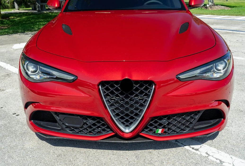 Grille Mount Italian National Flag Emblem Badge For Alfa Romeo 952 Series Giulia