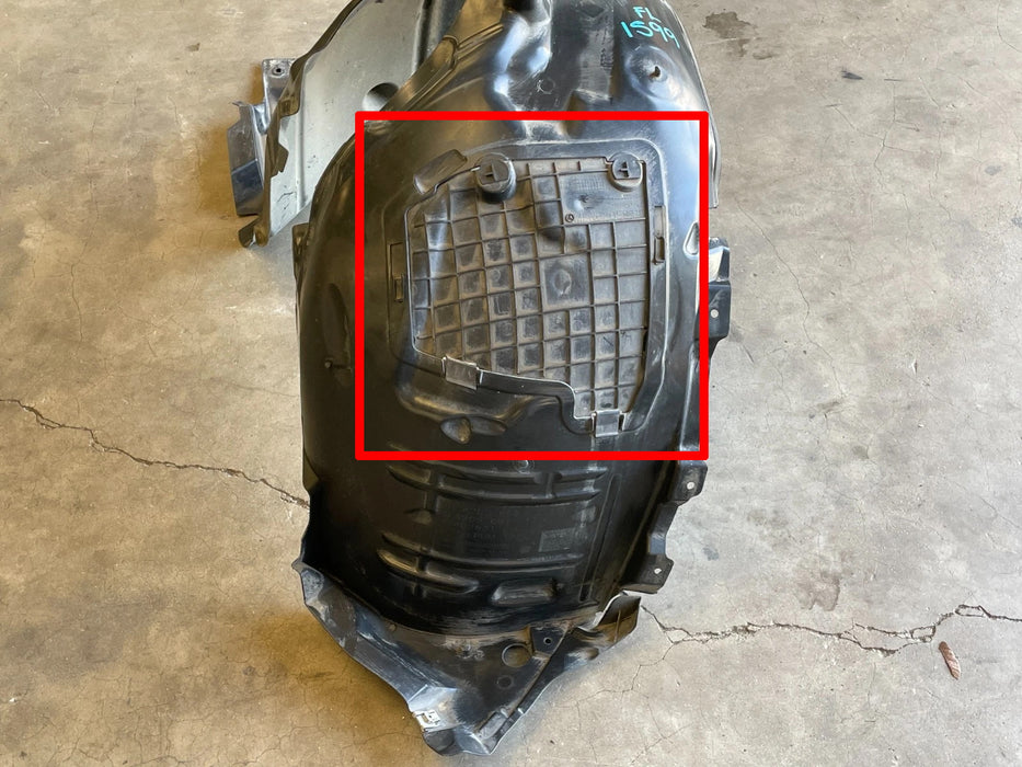 Front Wheel Fender Liner Covers For Mercedes W205 C-Class Headlight Fog Access