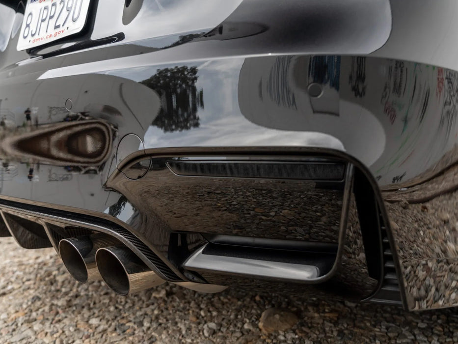 Euro Smoked Lens Rear Bumper Reflector Replacements For BMW F80 M3, F82/F83 M4