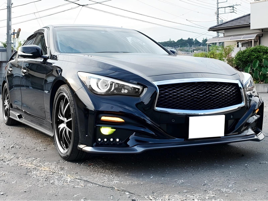 Turn Signal Replace Frosted White Lens Switchback LED Daylight For Infiniti Q50
