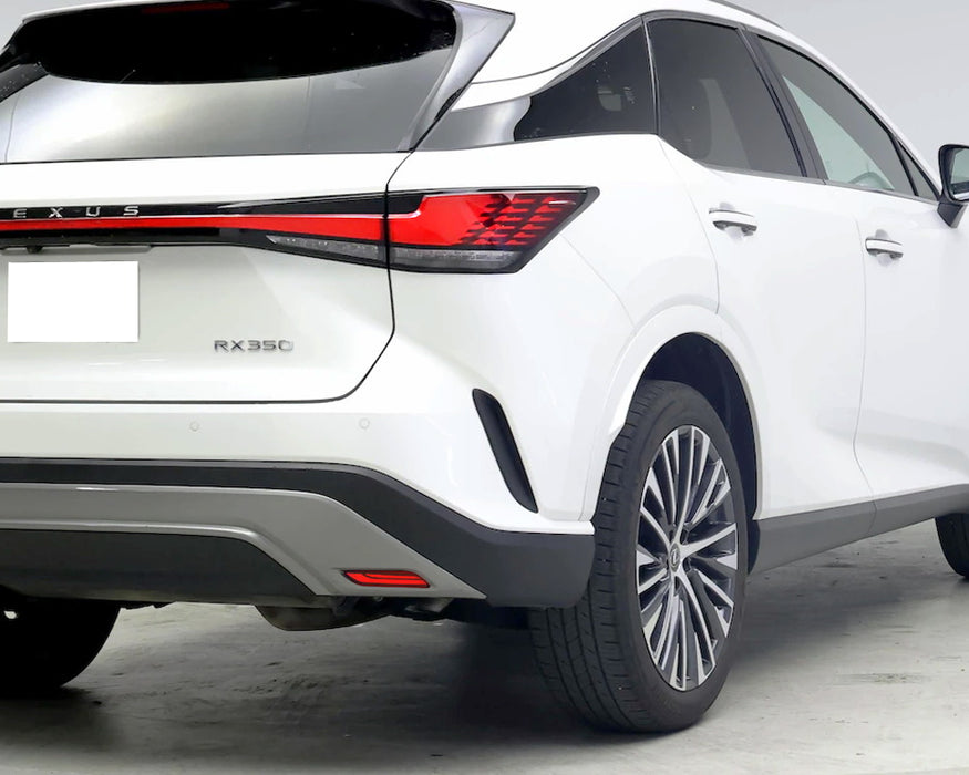 Smoked Lens Full LED Lower Bumper Reflector Lights For Lexus 2023-up RX 350 450