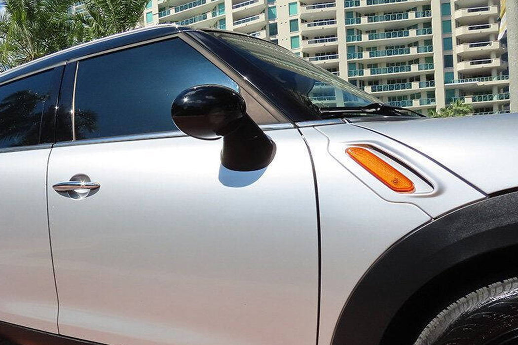 Amber Lens Front Fender Side Marker Lamp Housings For 11-16 MINI Cooper R60 R61