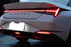 Dark Red Full LED Rear Bumper Reflectors For 2021-23 Elantra w/ Sequential Blink
