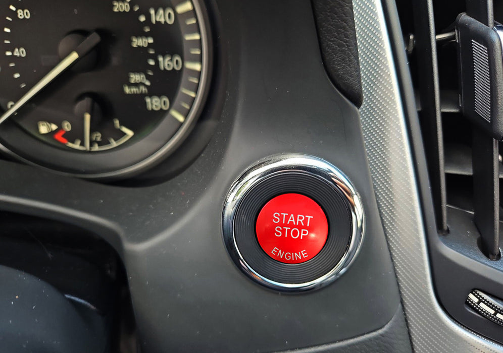 NISMO Style Red Engine Push Start Button Replacement Cap For 14-23 Nissan Rogue