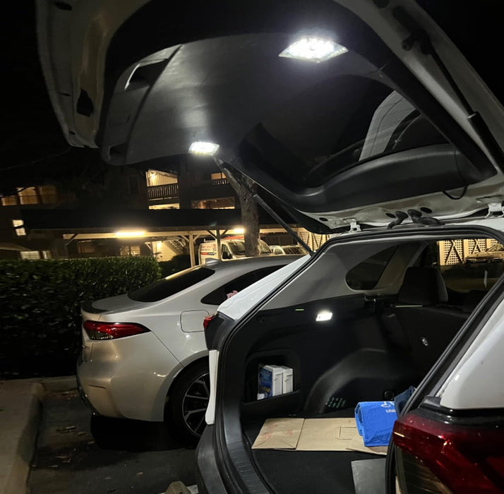 Full LED Rear Hatch Door Tailgate Lid Overhead Light Kit For Toyota 2016-22 C-HR