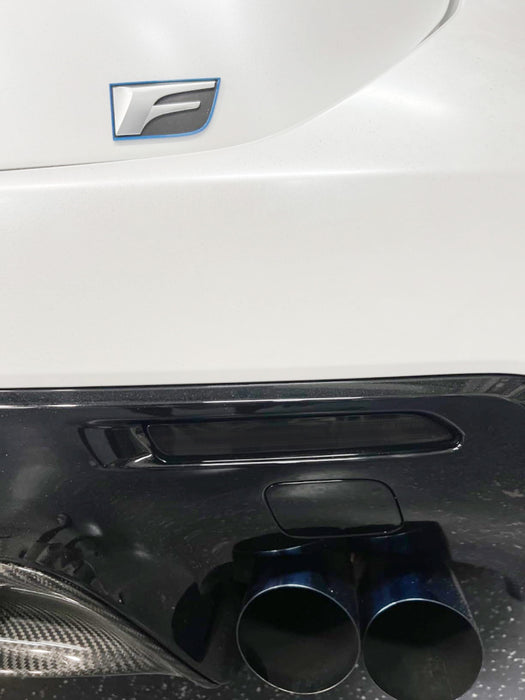 OE-Spec Smoke Lens Rear Bumper Reflectors For Lexus IS RC NX, Toyota RAV4 Sienna