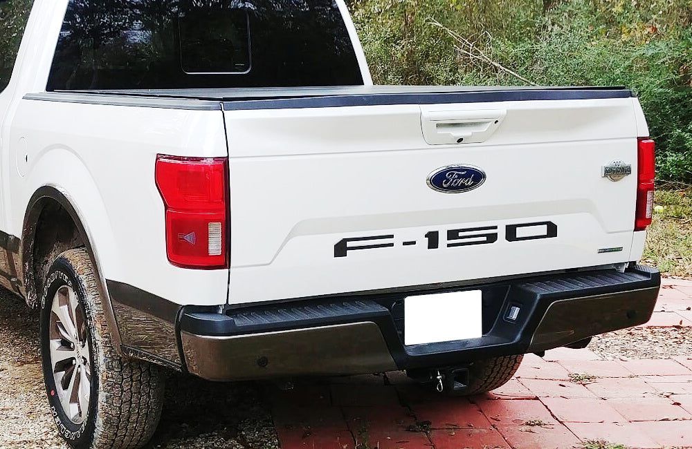 Matte Black Finish 3D Raised Tailgate Letter Pieces For 2018-2020 Ford F150 LCI