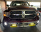 Lower Bumper Mount Fit Yellow SR-Mini LED Light Bar Kit For 11-18 Dodge RAM 1500