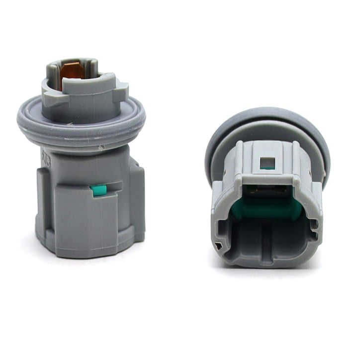 2 W5W Bulb Plug Sockets For Nissan 240SX 350Z Maxima Side Markers, Parking Light