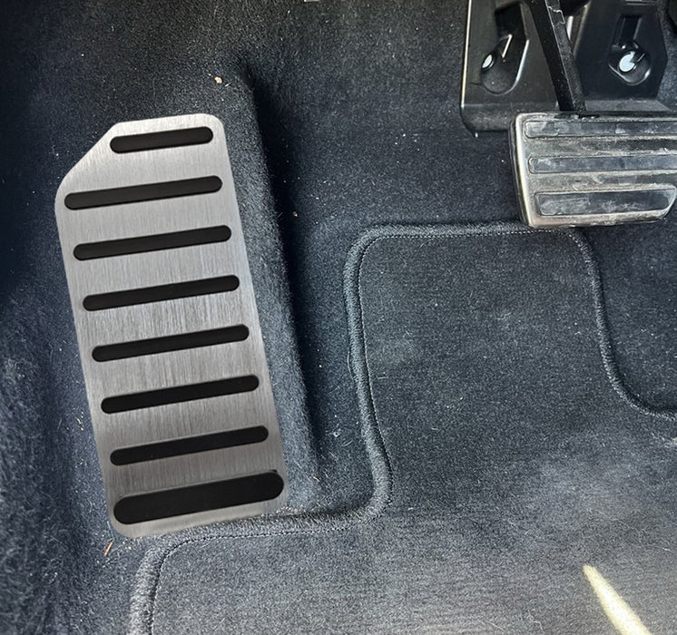 OE-Spec Track Design Silver Rest Dead Pedal Cover For Honda 18+ Accord 10 11 Gen