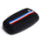 Key Fob w/ Iconic Red/White/Blue US Flag Stripe For Ford Mustang Raptor Bronco