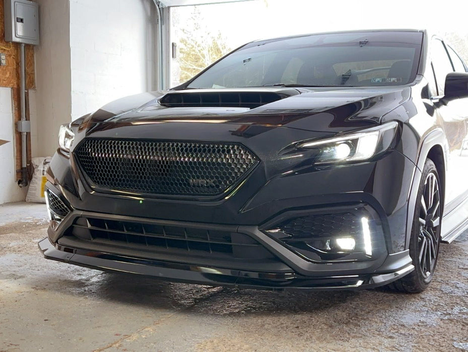 Japan Spec White/Amber Switchback Sequential LED DRL Fog Bezels For 22-up WRX VB