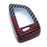 Black/Red Carbon Pattern Hard Key Cover For BMW X1 X5 X6 5 7 Series Toyota Supra