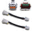 Car Side 8-Pin Input To 6-Pin Output For Nissan 03-05 350Z Headlight Conversion