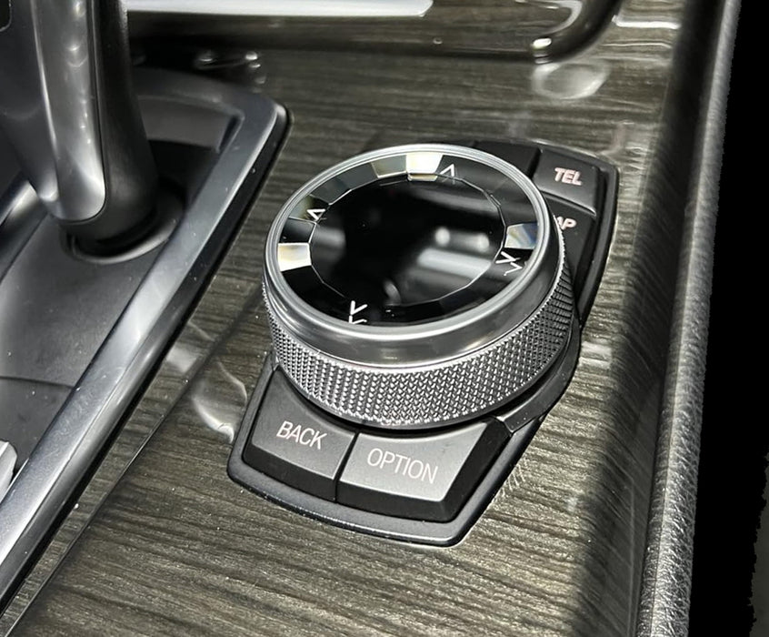 Crystal Large Knob Cover For BMW 1 2 3 4 5 7 X Multimedia iDrive 7-Button Cover
