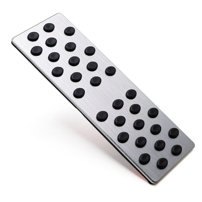 Racing Design Silver Rest Dead Pedal Cover For Benz C E CLS GLC GLE ML GLS Class