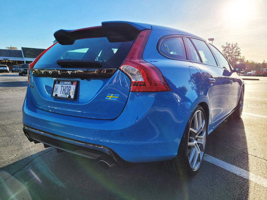 Swedish Gold Nordic Cross Grille or Trunk Emblem Badge For Volvo Saab Scania etc