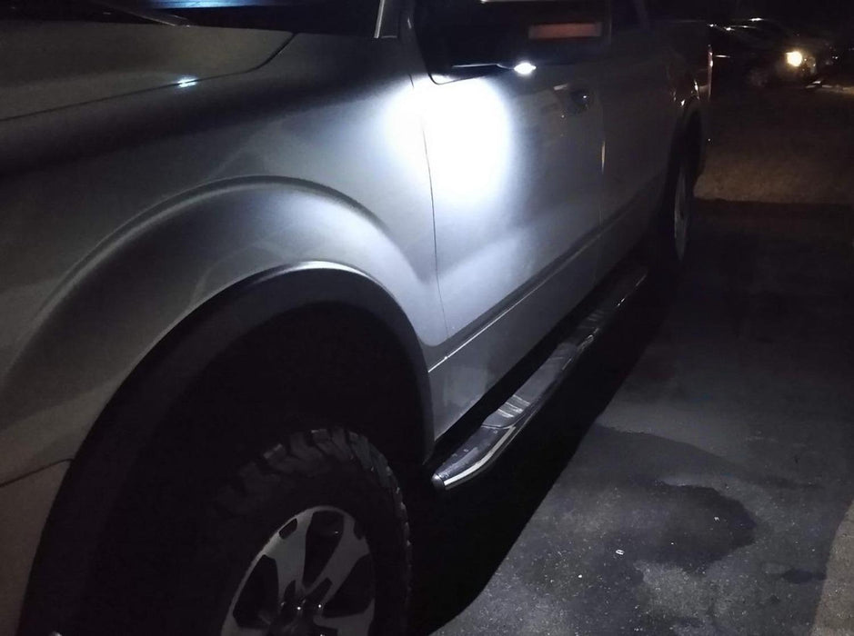 Xenon White 18-SMD Full LED Under Mirror Lights For Jeep 2014-2023 Cherokee KL