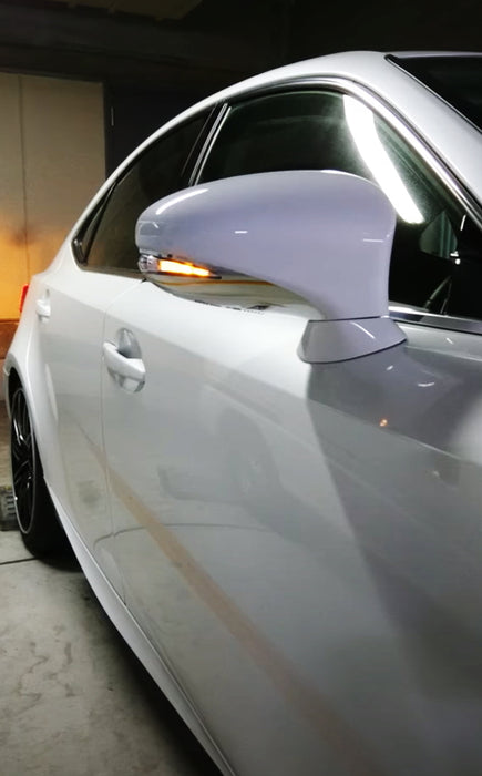 Smoked Lens Amber LED Sequential Blink Side Mirror Lights For Lexus 2010-2015 RX