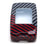 Black/Red Carbon Pattern Hard Key Cover For 18+ Ranger Rover Defender Discovery