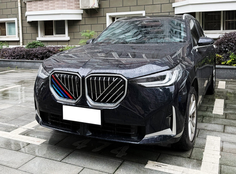 M-Color Stripe Grille Insert Trims For 24+ BMW G45 X3 Vertical & Diagonal Grill