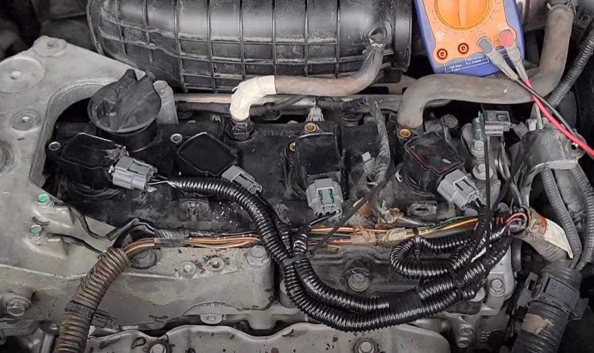 4pc Spark Plug Ignition Coil Connectors w/ Wiring For Nissan Altima Sentra, etc