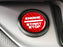 Red Real Carbon Fiber Engine Start Stop Button Trim For Ford Bronco/Bronco Sport
