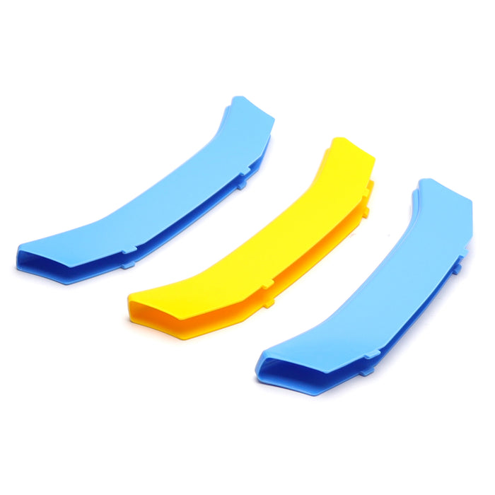 Sweden Flag Color Grille Decoration Insert Trims For 2021-up Facelift Volvo S90