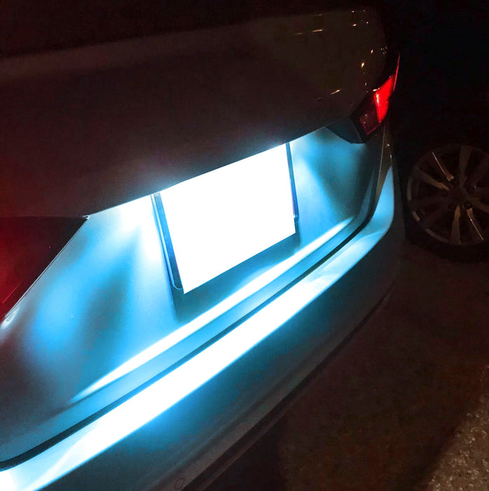 Ice Blue Full LED License Plate Light For 20-up Nissan Altima Sentra Versa Rogue