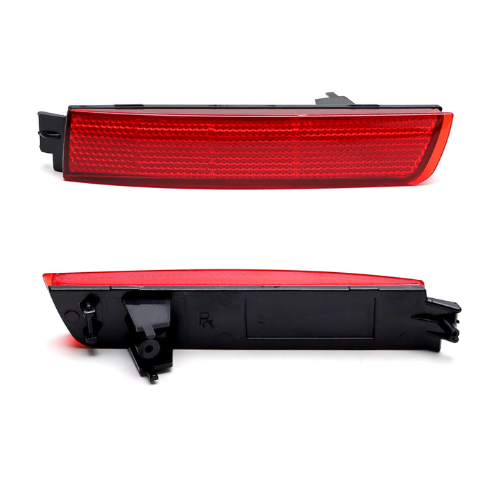 OE-Spec Red Rear Bumper Reflectors For Infiniti FX Nissan Kicks Juke Sentra, etc