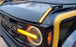 Hood Trail Sight Replace White/Amber Switchback LED DRL Markers For Ford Bronco