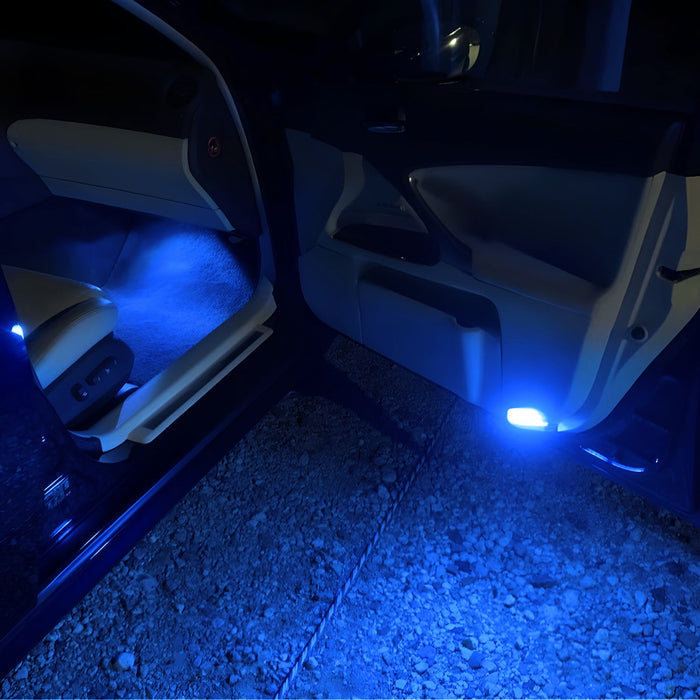 Blue 18-SMD Full LED Side Door Lights For Toyota 22+ Tundra/Sequoia Lexus GX550