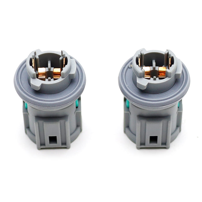 2 W5W Bulb Plug Sockets For Nissan 240SX 350Z Maxima Side Markers, Parking Light