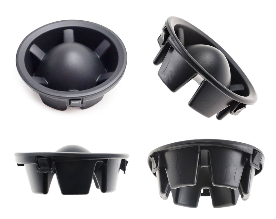 Pair OE-Spec Lower Bumper Fog Light Opening Filler Bezels For 2019-2021 Forester