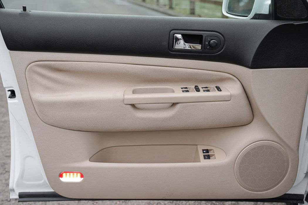 Red/Clear Lens Full LED Side Door Courtesy Lamps For VW Golf Jetta III IV Beetle